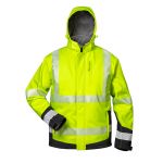 Warnschutz-Winter Softshell Jacke mit Kapuze